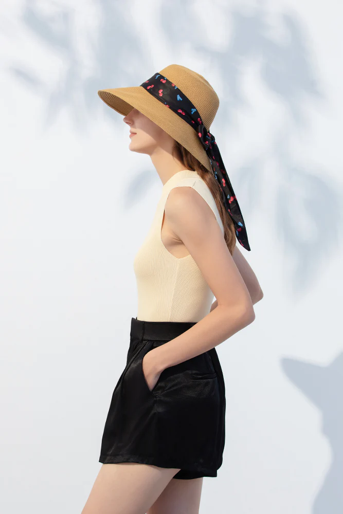 Knit - Women's Straw Sun Hat UPF50+